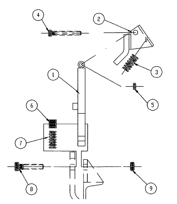 1215 Cargo Dolly - Stop Assembly