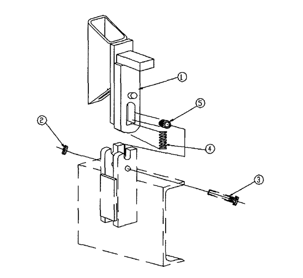 1215 Cargo Dolly - Side Hitch Assembly