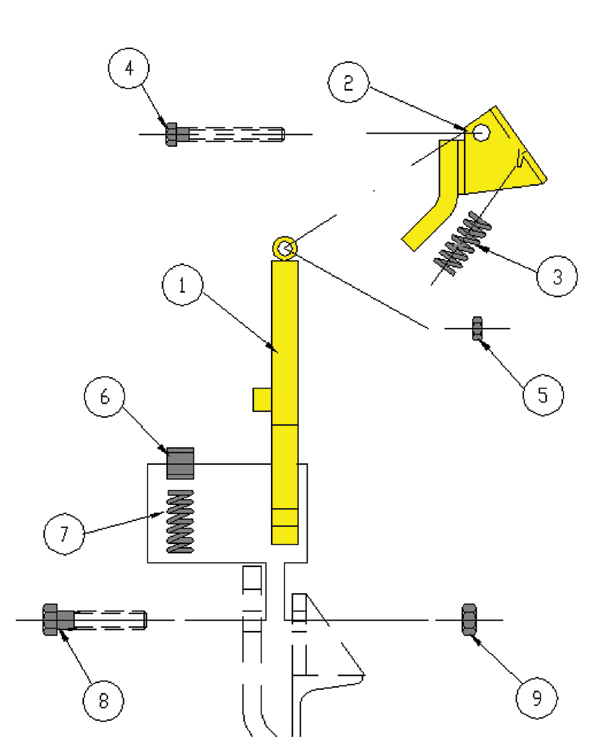 1225 AB - Stop Assembly