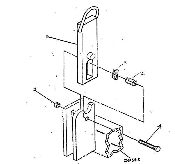 1213 Cargo Dolly - Stop Assembly