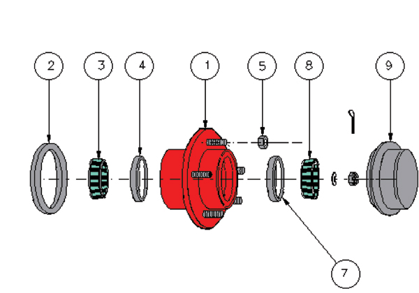 1225 ABG - Hub Assembly