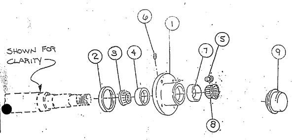 1213 Cargo Dolly - Hub Assembly