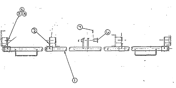 1213 Cargo Dolly - Brake Tube Assembly