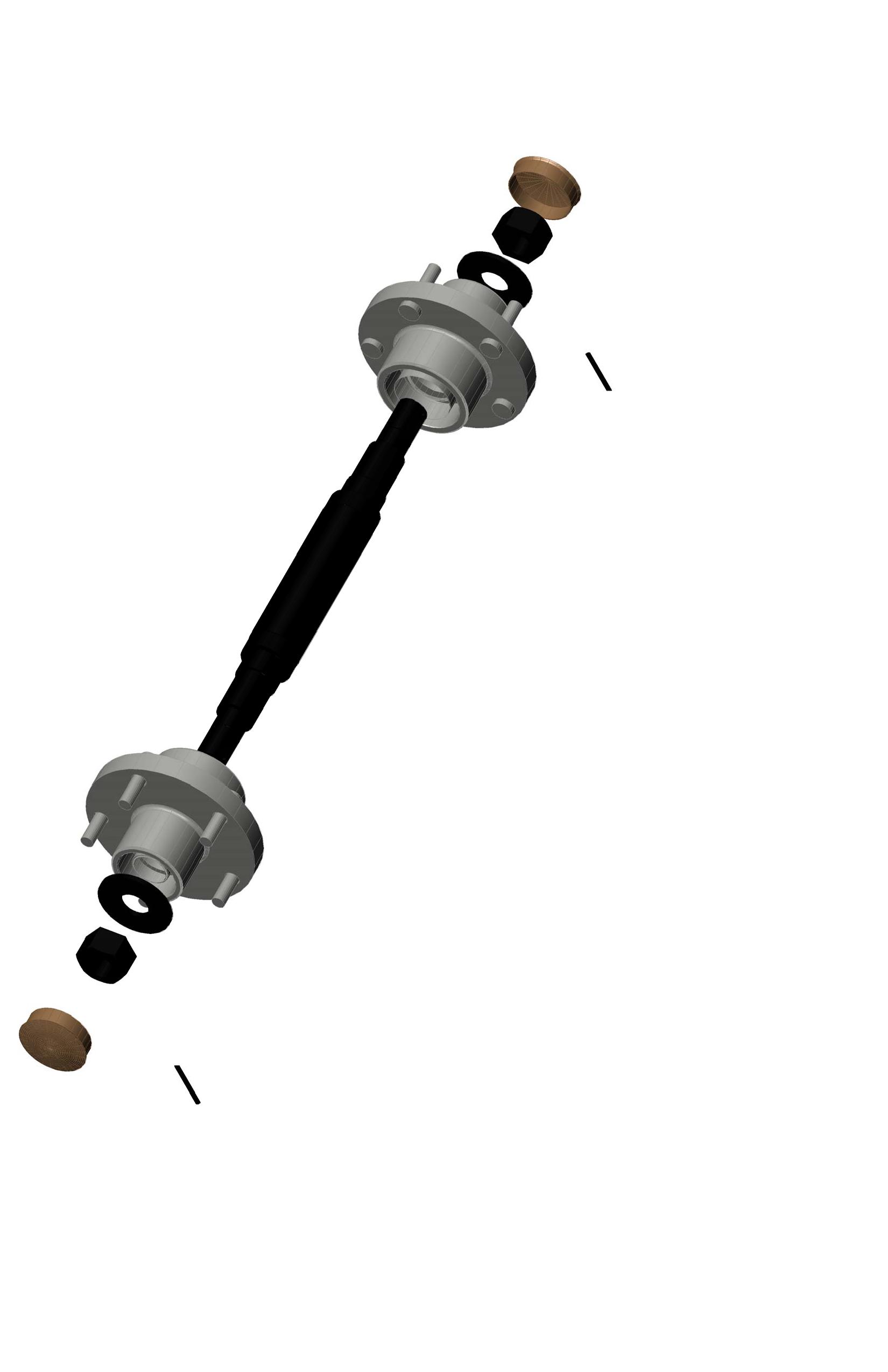 AXLE/HUB ASSEMBLY